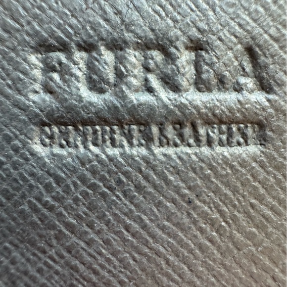 FURLA Long Flap-Style Continental Gold Tone Saffiano Leather Wallet - Picture 10 of 16